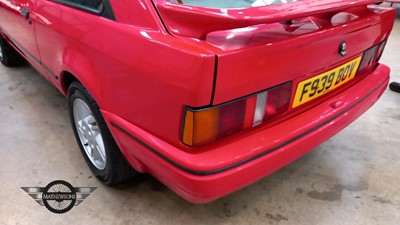 Lot 364 - 1989 FORD ESCORT XR3 INJ