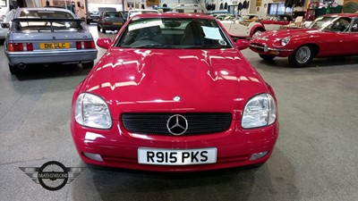 Lot 470 - 1997 MERCEDES SLK 230 KOMPRESSOR AUTO