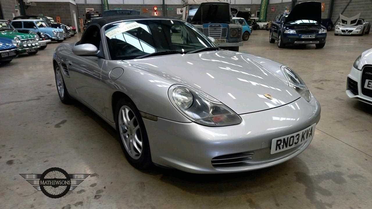 Lot 256 - 2003 PORSCHE BOXSTER