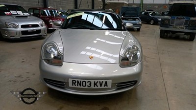 Lot 256 - 2003 PORSCHE BOXSTER