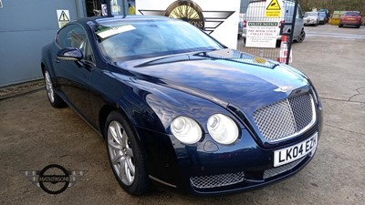 Lot 438 - 2004 BENTLEY CONTINENTAL GT AUTO