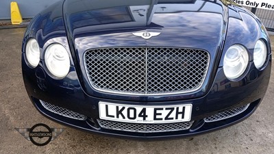 Lot 438 - 2004 BENTLEY CONTINENTAL GT AUTO