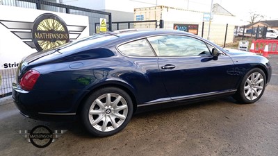 Lot 438 - 2004 BENTLEY CONTINENTAL GT AUTO