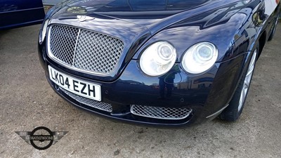 Lot 438 - 2004 BENTLEY CONTINENTAL GT AUTO