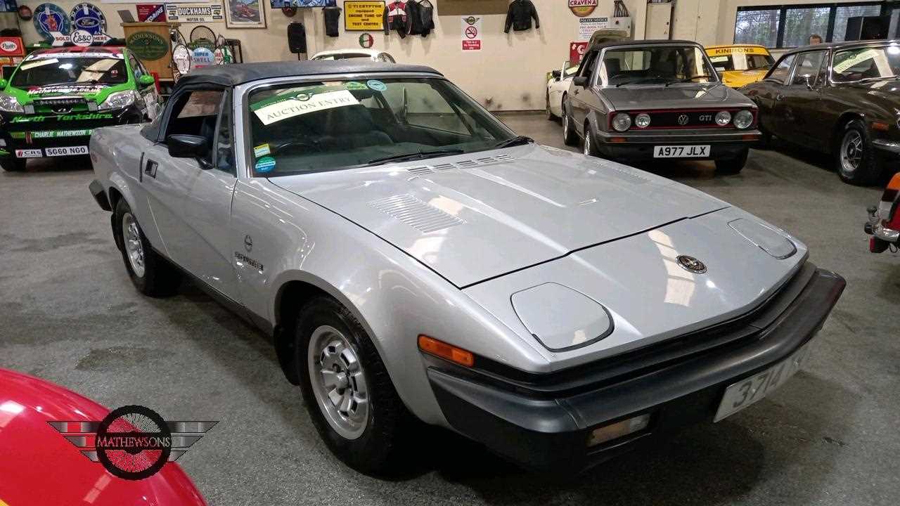 Lot 262 - 1981 TRIUMPH TR7 CONVERTIBLE