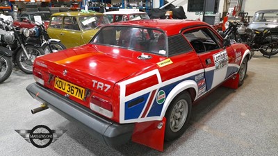 Lot 294 - 1975 TRIUMPH TR7 RALLY CAR