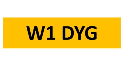 Lot 13-12 - REGISTRATION ON RETENTION - W1 DYG