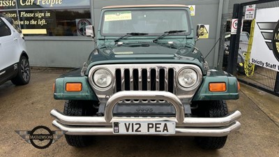 Lot 181 - 2001 JEEP WRANGLER SAHARA