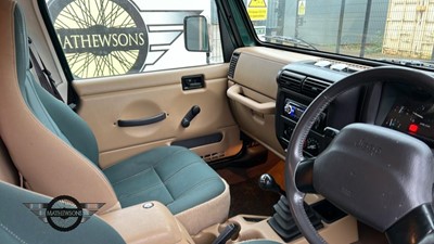 Lot 181 - 2001 JEEP WRANGLER SAHARA