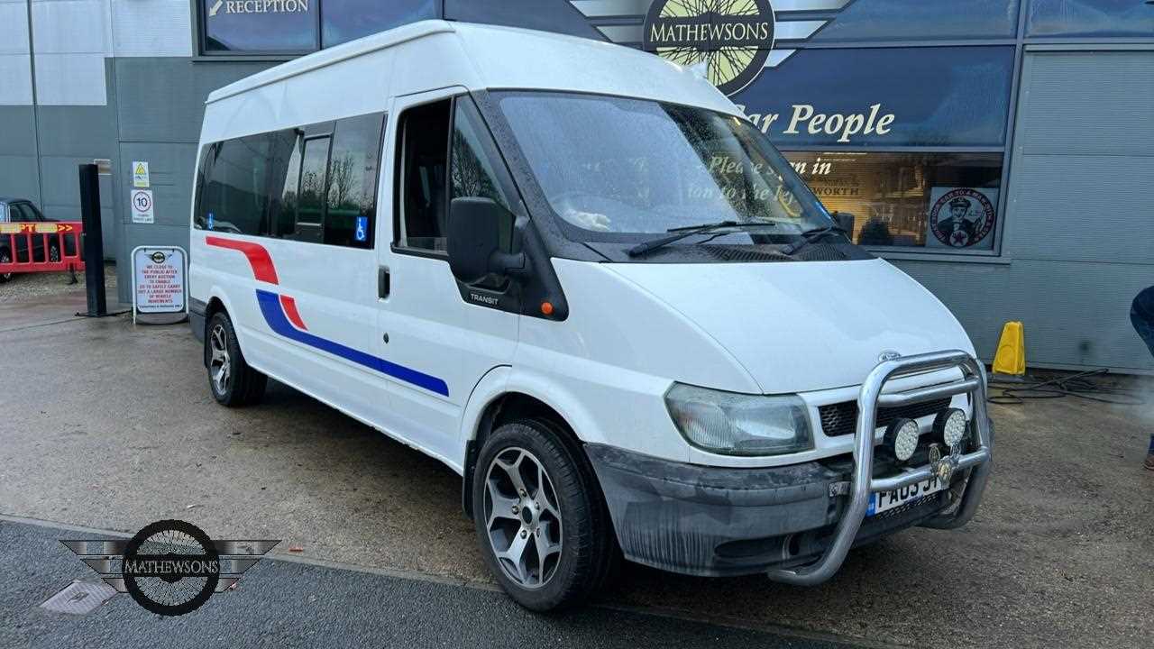 Lot 260 - 2003 FORD TRANSIT LWB DURASHIFT