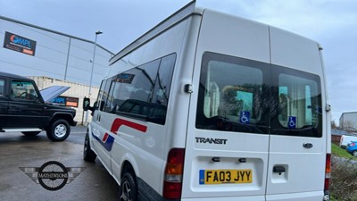 Lot 260 - 2003 FORD TRANSIT LWB DURASHIFT