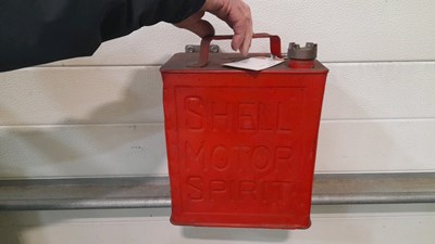 Lot 42 - SHELL PETROL CAN RED