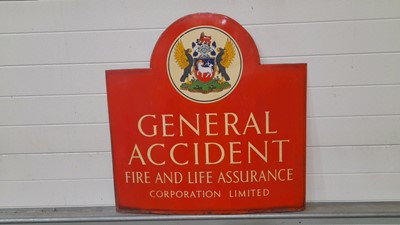 Lot 66 - GENERAL ACCIDENT SIGN 31" X 31"