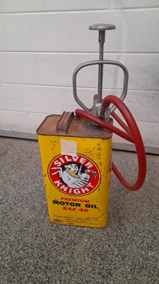Lot 354 - SILVER KNIGHT PREMIUM OIL CAN DISPENSER