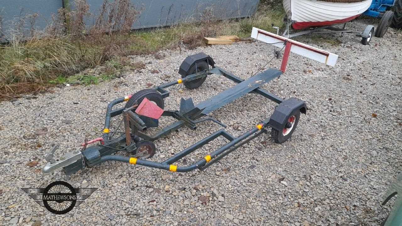 Lot 345 - MOTORCYCLE TILTING TRAILER