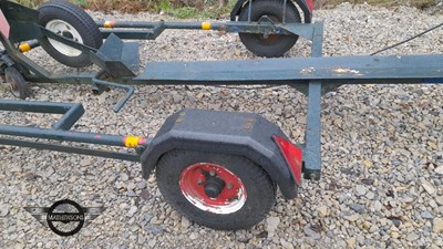 Lot 345 - MOTORCYCLE TILTING TRAILER