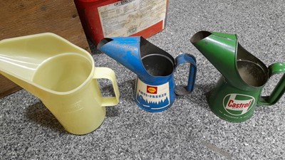 Lot 551 - ASSORTMENT OF OIL JUGS