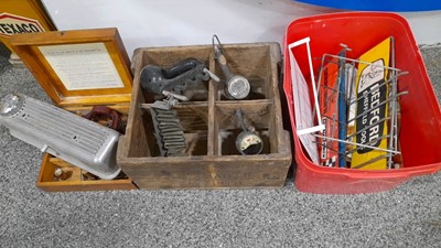 Lot 596 - OLD BATTERY TESTERS & VALVE GRINDING KIT