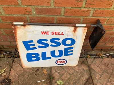 Lot 210 - WE SELL ESSO BLUE WALL MOUNTED SIGN  25" x 20"