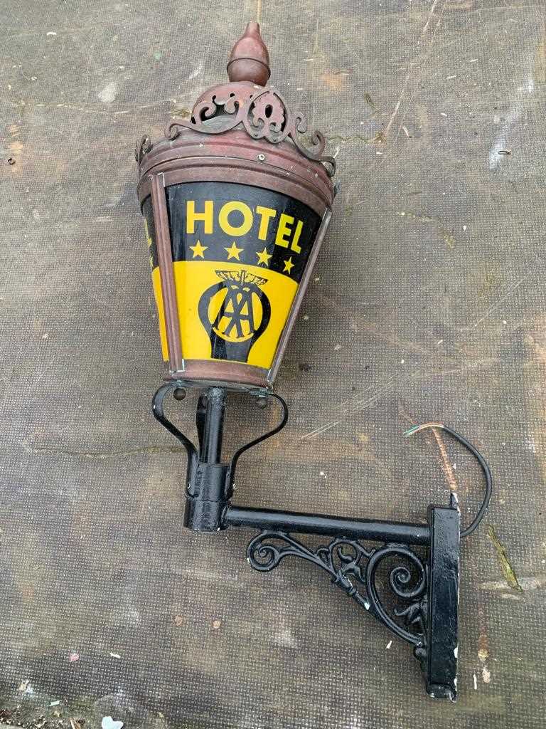 Lot 364 - AA HOTEL WALL MOUNTED LAMP  28"