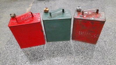 Lot 627 - 3 X PETROL CANS