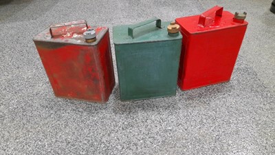 Lot 627 - 3 X PETROL CANS