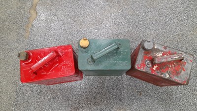 Lot 627 - 3 X PETROL CANS