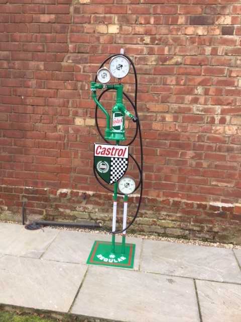 Lot 150 - RENOVATED CASTROL PUMP