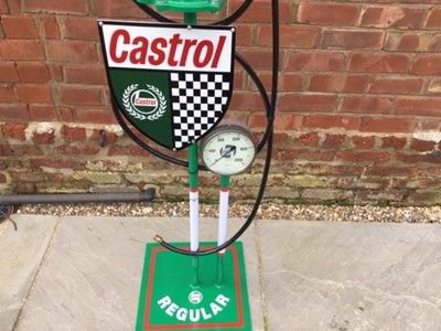 Lot 150 - RENOVATED CASTROL PUMP