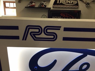 Lot 154 - LARGE ILLUMINATED FORD RS SIGN