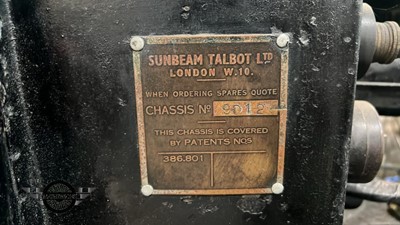 Lot 323 - 1939 SUNBEAM TALBOT