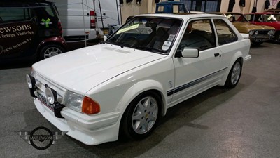 Lot 347 - 1985 FORD ESCORT RS TURBO