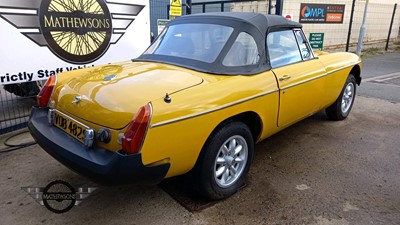 Lot 281 - 1978 MG B ROADSTER