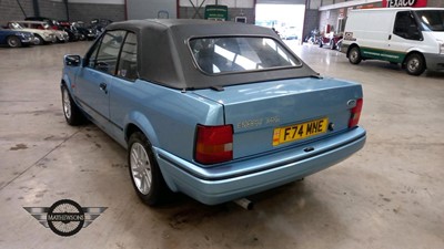 Lot 331 - 1989 FORD ESCORT XR3I CONV