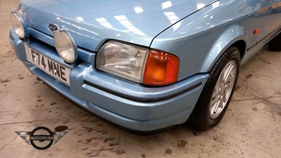 Lot 331 - 1989 FORD ESCORT XR3I CONV
