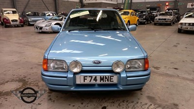 Lot 331 - 1989 FORD ESCORT XR3I CONV