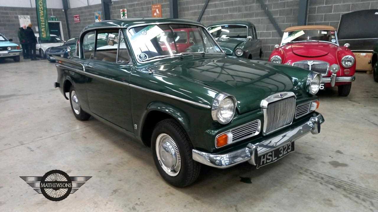 Lot 413 - 1963 SUNBEAM RAPIER