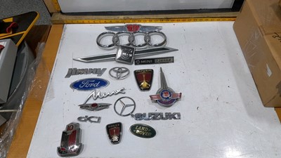 Lot 572 - SELECTION OF CAR DECALS/BADGES