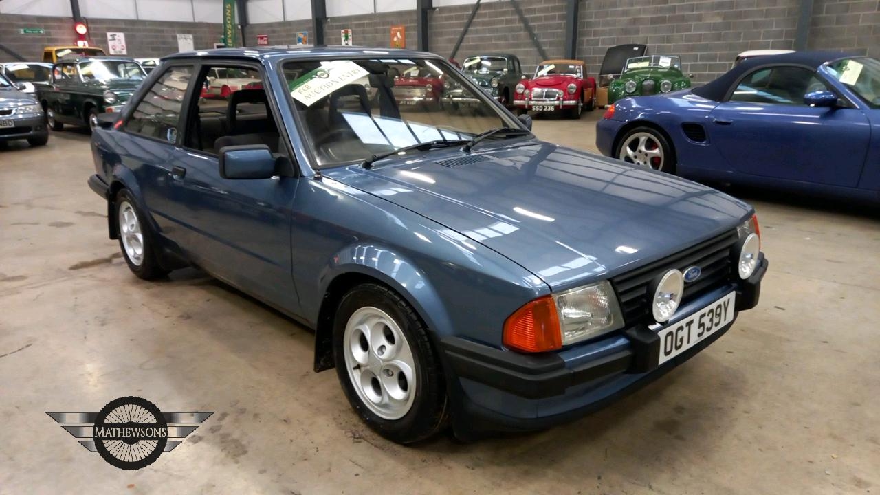 Lot 187 - 1983 FORD ESCORT XR3 INJ