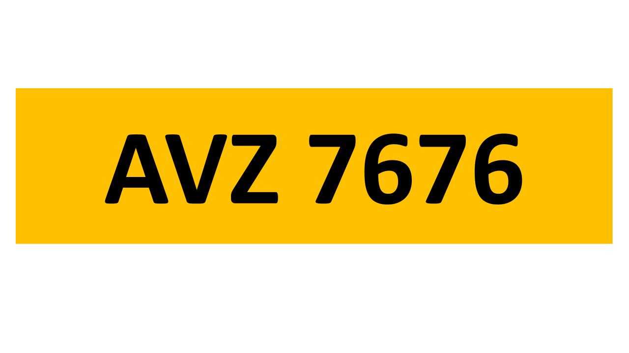 Lot 20 - REGISTRATION ON RETENTION - AVZ 7676