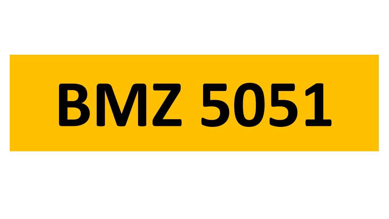 Lot 40 - REGISTRATION ON RETENTION - BMZ 5051