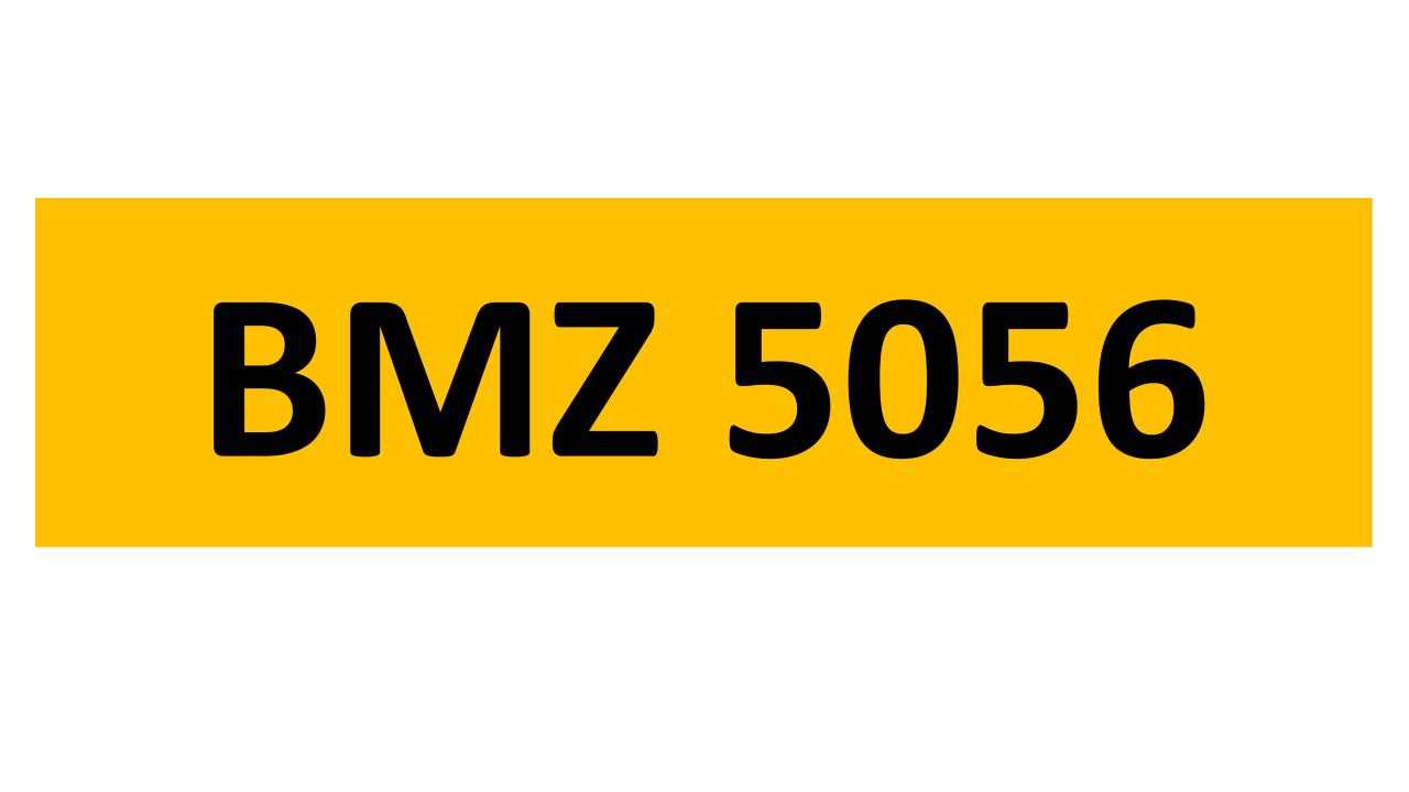 Lot 45 - REGISTRATION ON RETENTION - BMZ 5056