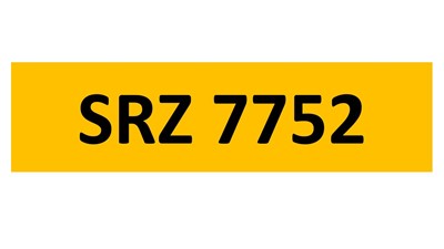 Lot 58-13 - REGISTRATION ON RETENTION - SRZ 7752