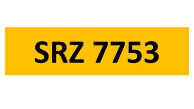 Lot 59-13 - REGISTRATION ON RETENTION - SRZ 7753