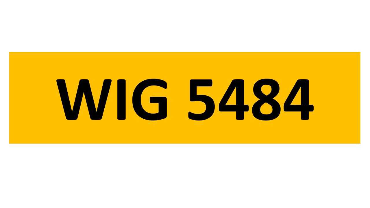 Lot 81 - REGISTRATION ON RETENTION - WIG 5484