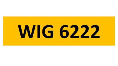 Lot 82-13 - REGISTRATION ON RETENTION - WIG 6222