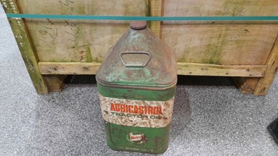 Lot 221 - AGRICASTROL TRACTOR OIL CONICAL DRUM