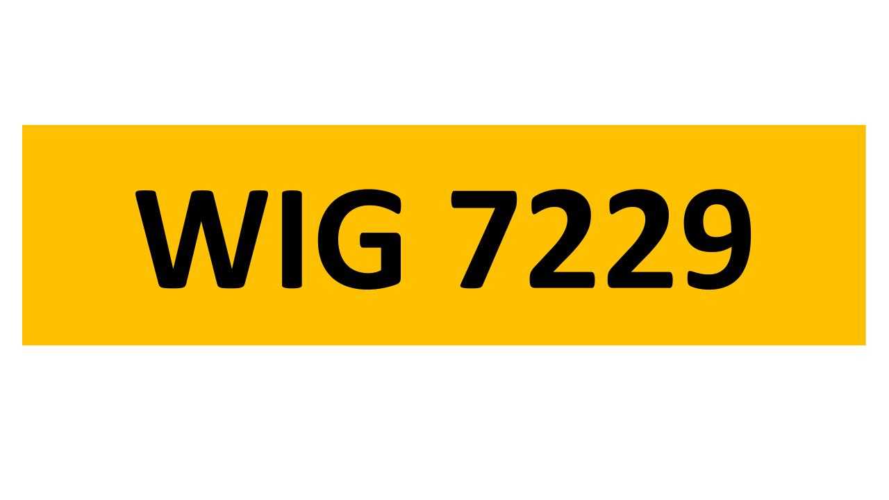 Lot 85 - REGISTRATION ON RETENTION - WIG 7229