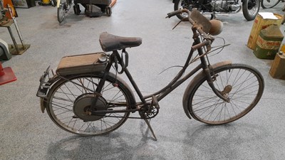 Lot 202 - HUMBER WING WHEEL BICYCLE WITH BSA ENGINE