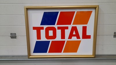 Lot 10 - HAND PAINTED TOTAL SIGN 24" x 31"